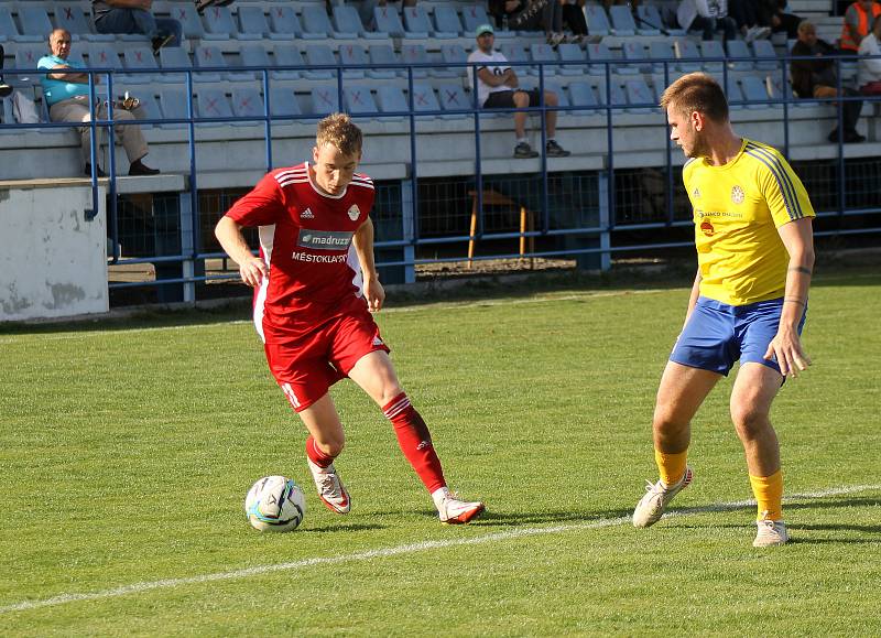 Klatovský fotbalista Zdeněk Krejčiřík.