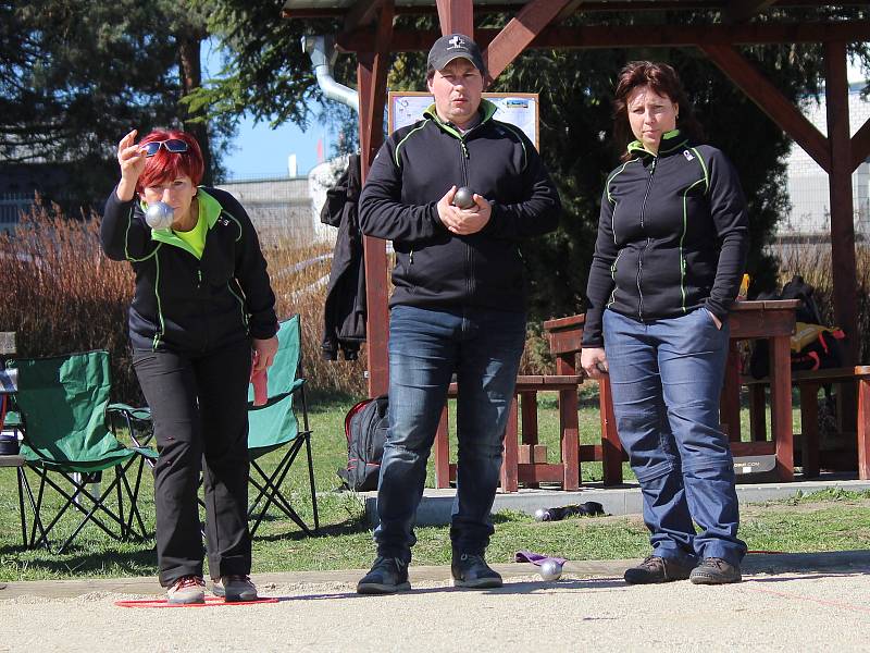 Jarní turnaj v pétanque v Klatovech 2018