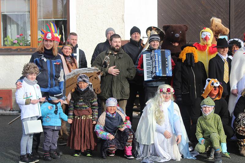 Masopust ve Velkém Boru.