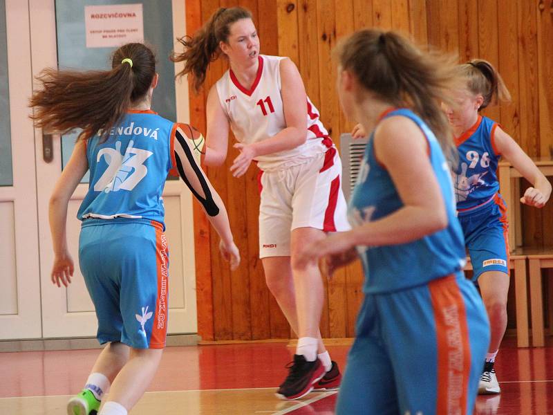 Basketbal, liga kadetek U17 finálová skupina: Klatovy - DBaK Plzeň