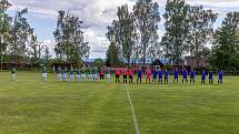 Baráž o I. A třídu, odveta: FK Svéradice (zelení) - TJ Sokol Malesice 1:2 (1:0).