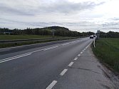 Silnice z Klatov přes Beňovy, která se začne od 24. května opravovat.