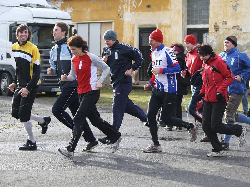 16. ročník silvestrovského běhu ve Velkých Hydčicích.