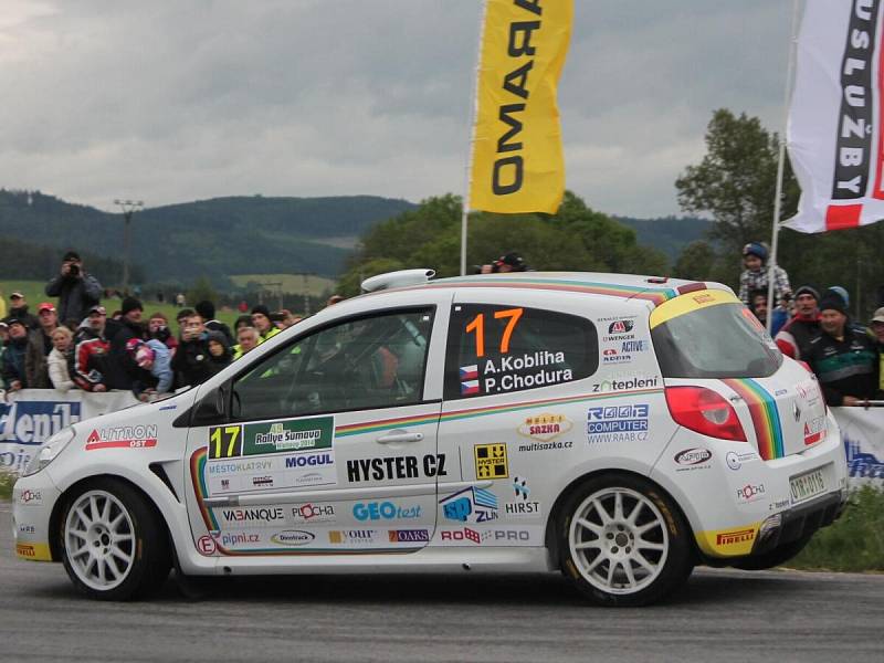 Jako první absolvovaly posádky 49. Rallye Šumava Klatovy tradiční Klatovský okruh.