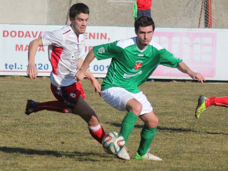 Divize: Klatovy (v bílém) - Český Krumlov 1:0.