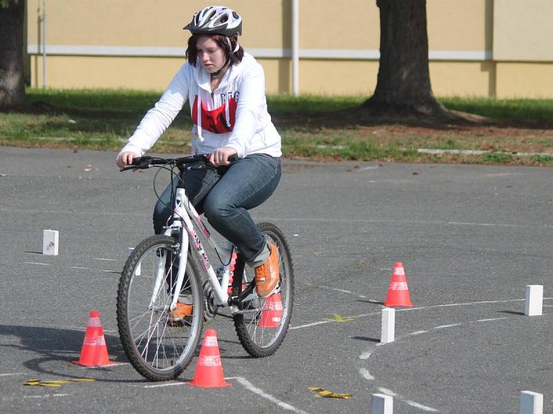 Okresní soutěž mladých cyklistů v Klatovech