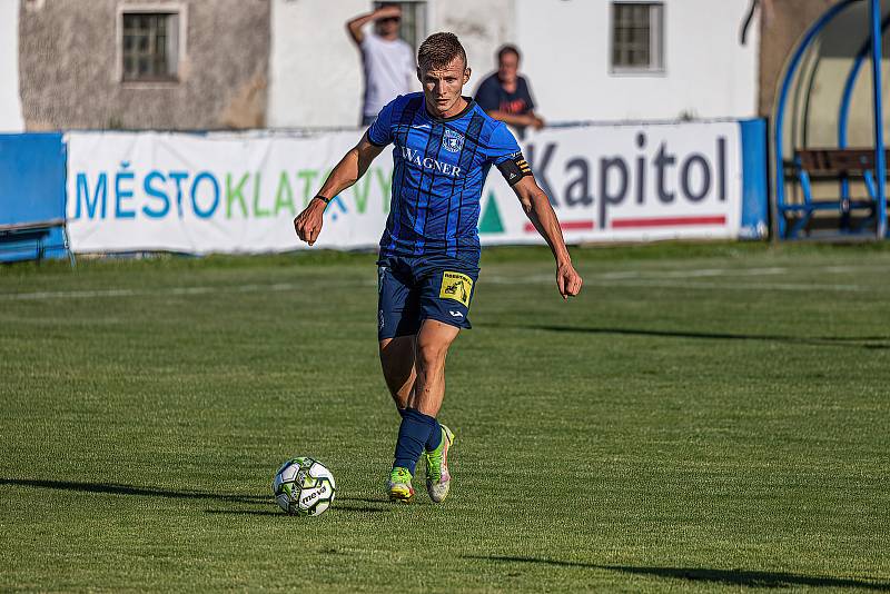 Letní příprava: SK Klatovy 1898 - TJ Jiskra Domažlice (modří) 0:5.