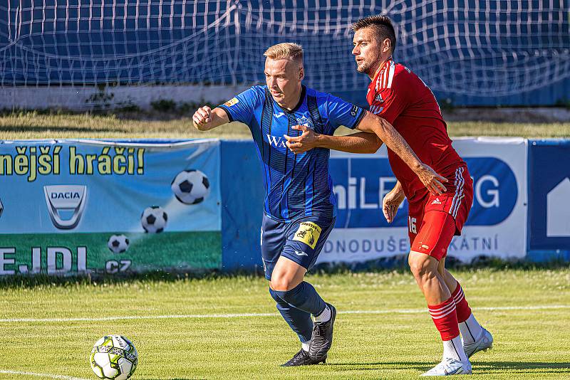 Letní příprava: SK Klatovy 1898 - TJ Jiskra Domažlice (modří) 0:5.