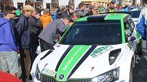 Start Rallye Šumava Klatovy 2017