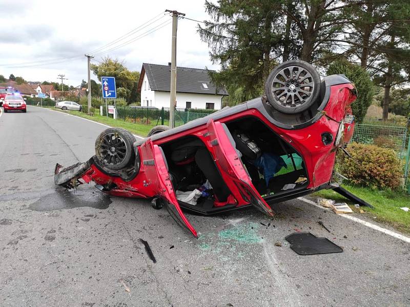 Nehoda v Předslavi na Klatovsku.