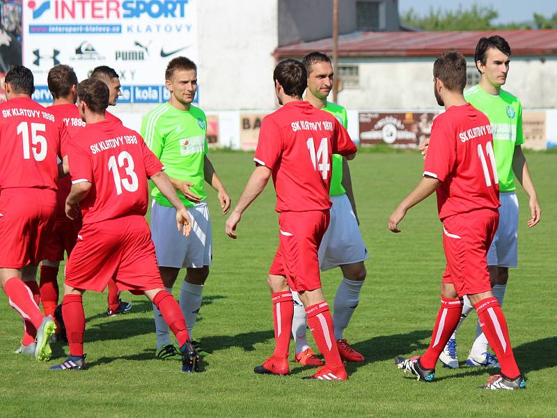 Divize 2016/2017: Klatovy (červené dresy) - Čížová 1:4