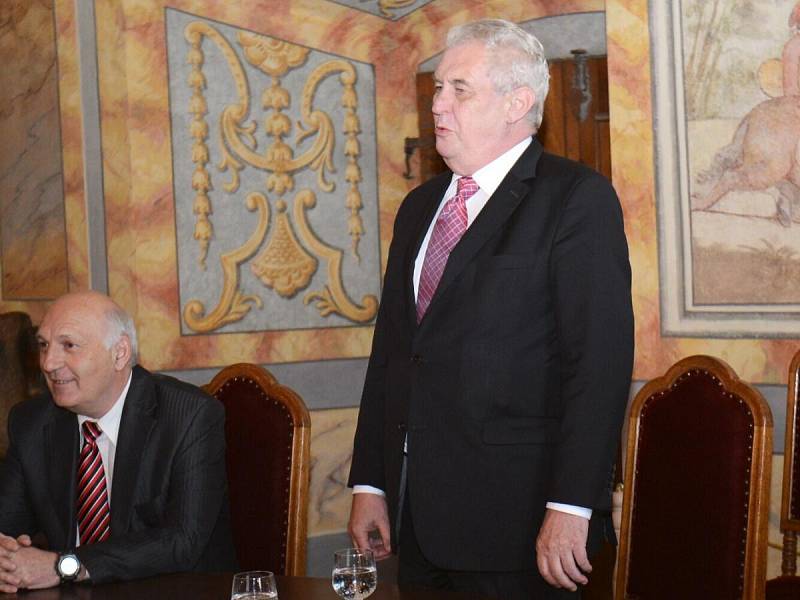 Prezident Miloš Zeman v Horažďovicích