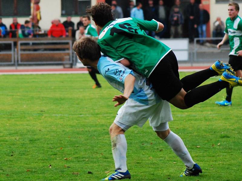 Divize: Sušice (v zeleném) - Jindřichův Hradec 4:1.