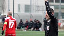 17. kolo FORTUNA divize A: Petřín Plzeň (červení) - SENCO Doubravka 0:3.