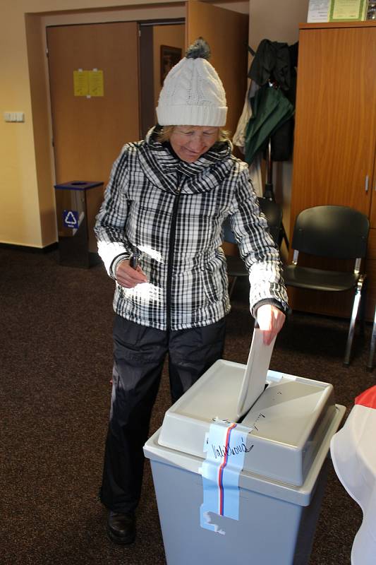 Druhé kolo prezidentských voleb na Šumavě.