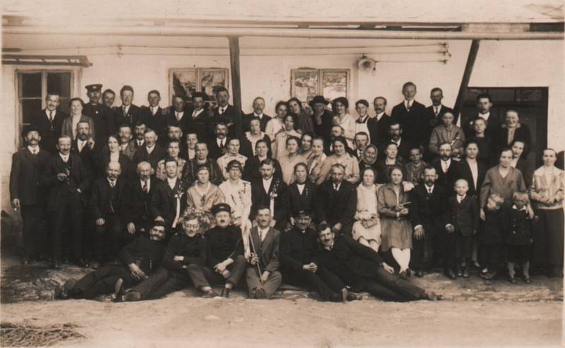 Hochzeit Ignaz Weinfurter v roce 1929. Foto: archiv Evy Kratochvílové