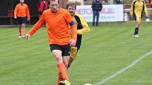 Fotbal, 1. B třída, sk. B: Chanovice (oranžoví) - Hradešice