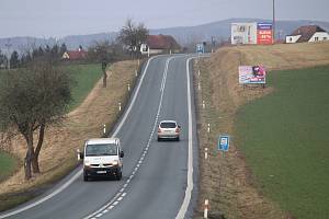 Silnice Sobětice - Mochtín.