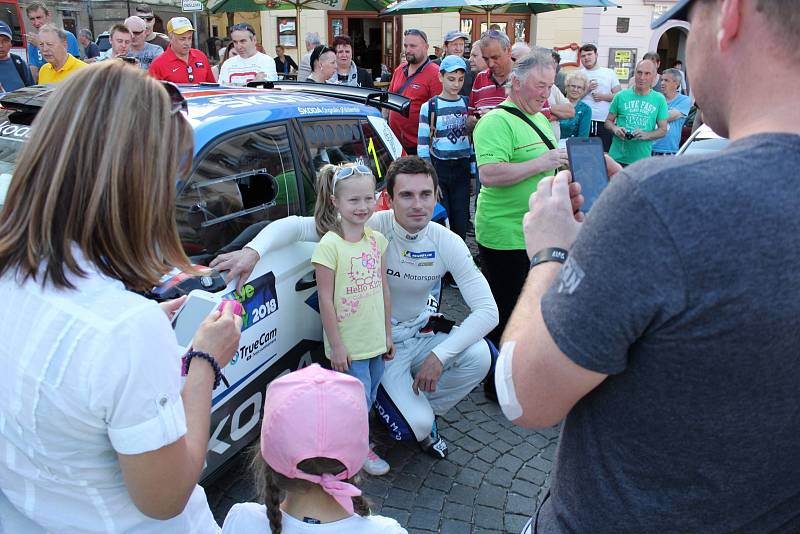 Start 53. Rallye Šumava Klatovy