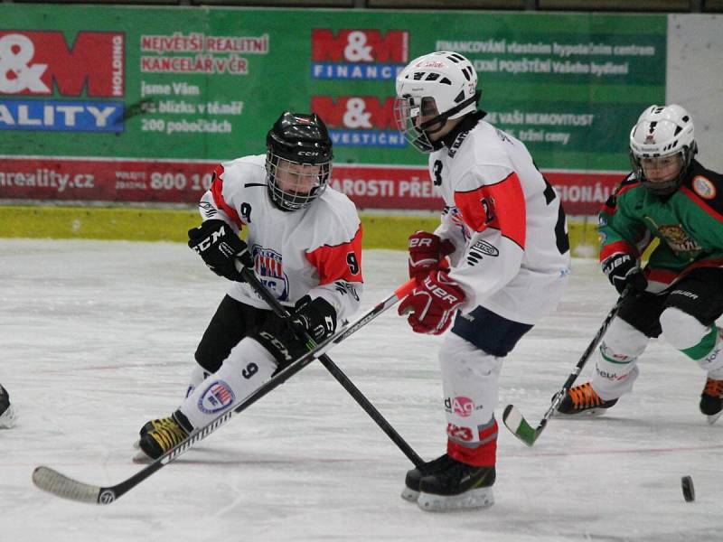 Krajský přebor 4. tříd: HC Klatovy (bílé dresy) - HC Domažlice 14:1