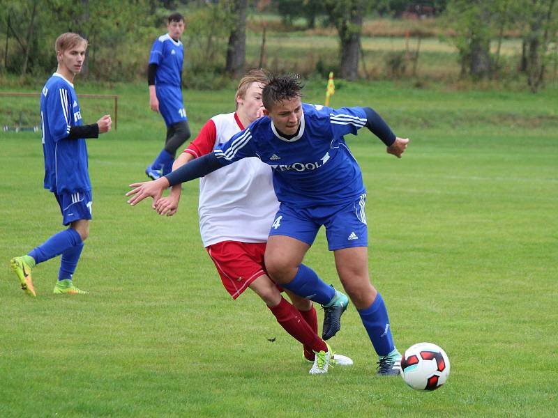 Krajská soutěž dorostu 2017/2018: Švihov (bílé dresy) - Mrákov