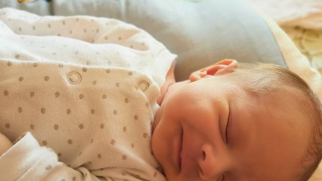 Šimon Vondryska z Radinov se narodil v klatovské porodnici 23. září 2020 v 18:20 hodin. Prvorozený syn vážil 3640 gramů a měřil 53 centimetrů.