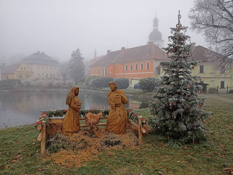 Vánoční strom v Chudenicích.