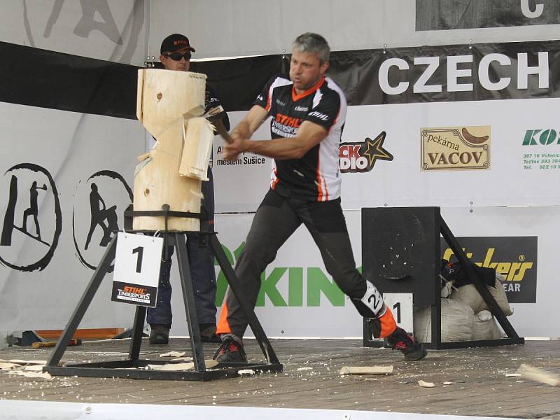 Czech Cup Timbersports 2015 v Sušici. 