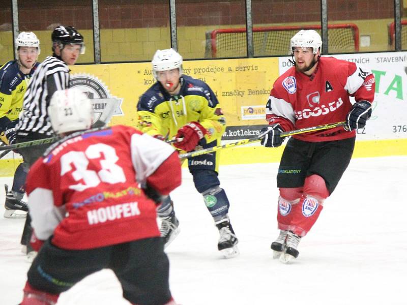 2. liga 2016/2017: SHC Klatovy (červené dresy) - HC BAK Trutnov 5:3