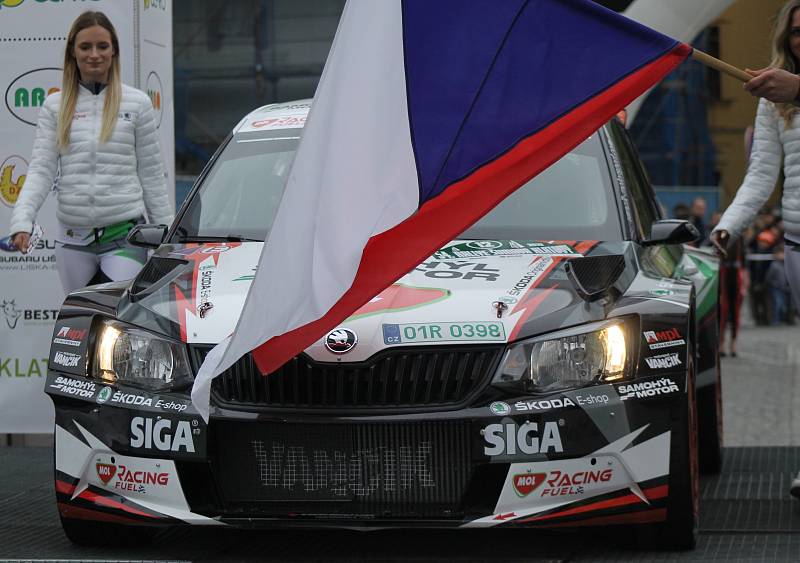 54. Rallye Šumava Klatovy - start Klatovy.