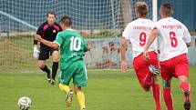 Divize 2016/2017: SK Klatovy 1898 (bílé dresy) - 1. FC Karlovy Vary 1:3