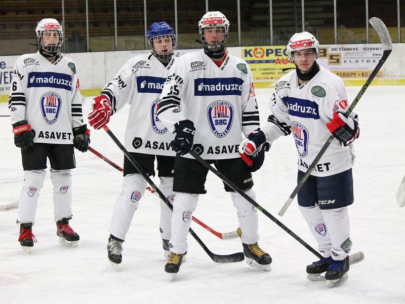 Krajská liga juniorů jižních Čech: HC Klatovy B (bílé dresy) - HC DDM České Budějovice 1:5