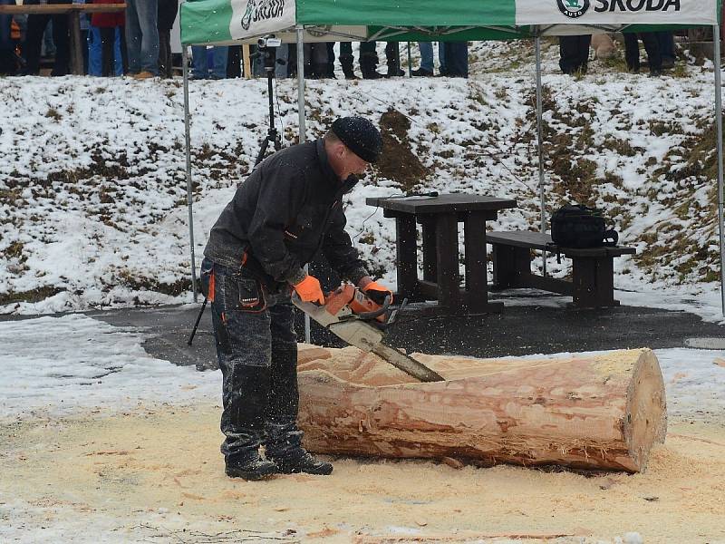 Motorovou pilou umí vytvořit  i mořského orla nebo vojáka