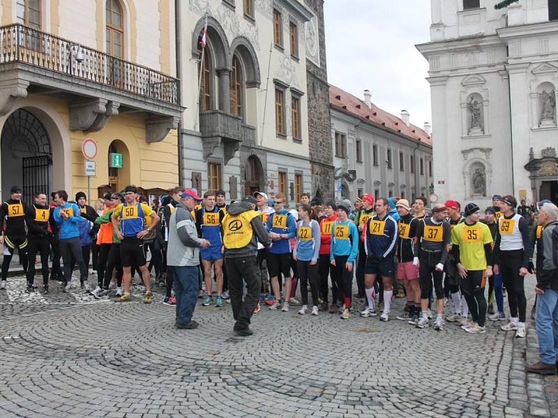 Vánoční běh pod Černou věží v Klatovech.