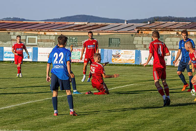 Letní příprava: SK Klatovy 1898 - TJ Jiskra Domažlice (modří) 0:5.