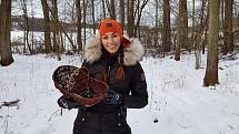 Šumavská houbička Lucie Drozdová ze Sušice se svými úlovky během celého roku.