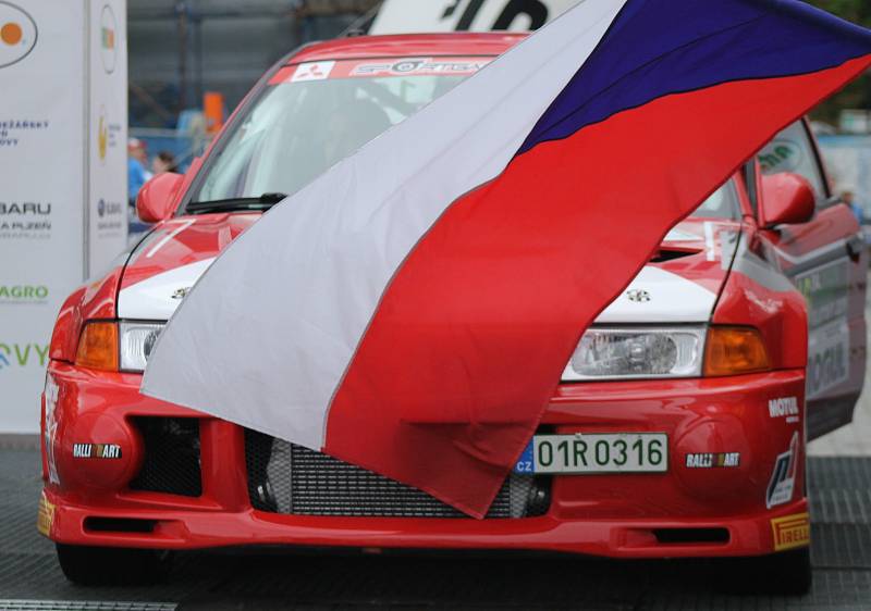 54. Rallye Šumava Klatovy - start Klatovy.