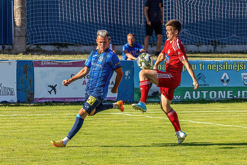 Letní příprava: SK Klatovy 1898 - TJ Jiskra Domažlice (modří) 0:5.