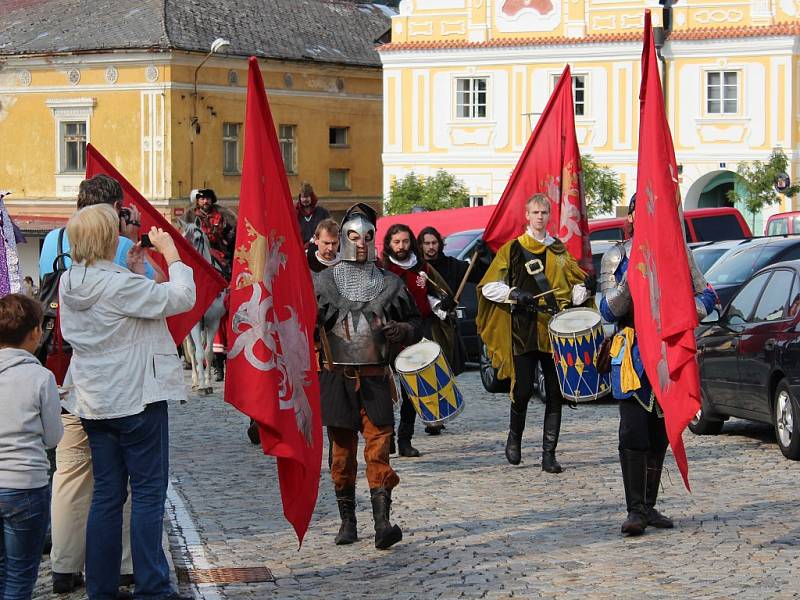 V Kašperských Horách se o víkendu konaly slavnosti Šumavské Kašperské Hory v dobách Karla IV.