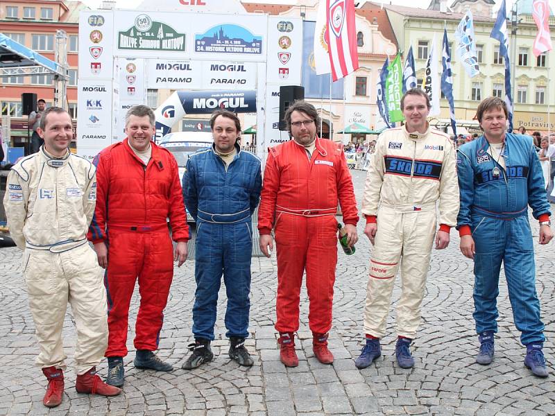 Cíl 24. Historic Vltava Rallye.