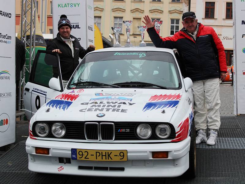 Cíl Historic Vltava Rallye 2017