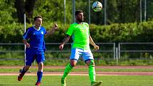 25. kolo I. A třídy: TJ Sušice (modří) - Bohemia Kaznějov 1:0.