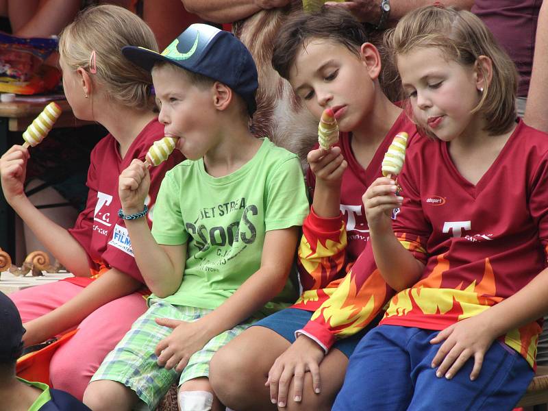 Jedenácté kolo Pošumavské hasičské ligy a dětský pouťový pohár v Malé Vísce