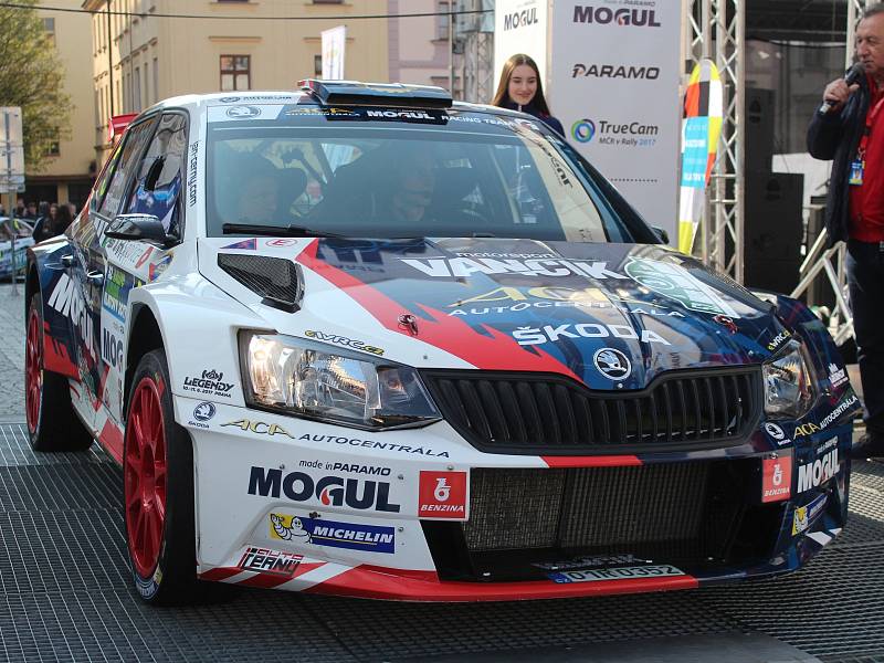 Start Rallye Šumava Klatovy 2017