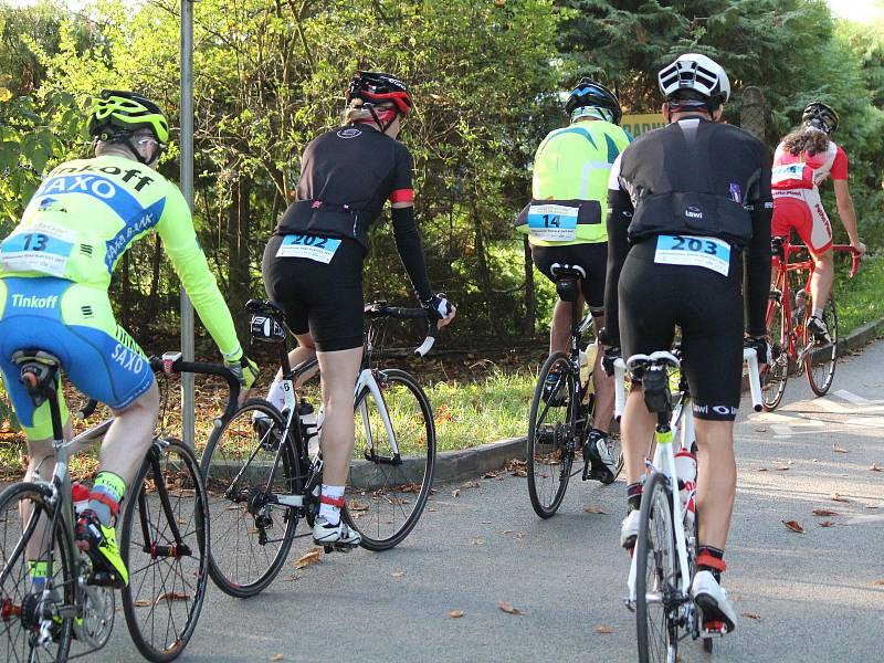 Start cyklistického závodu Author Král Šumavy Road 2017