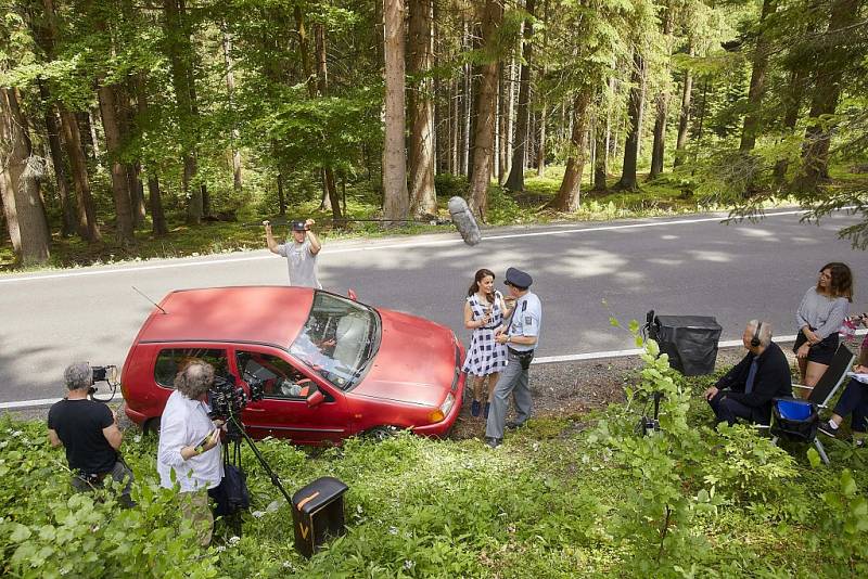 Natáčení třetí řady Policie Modrava