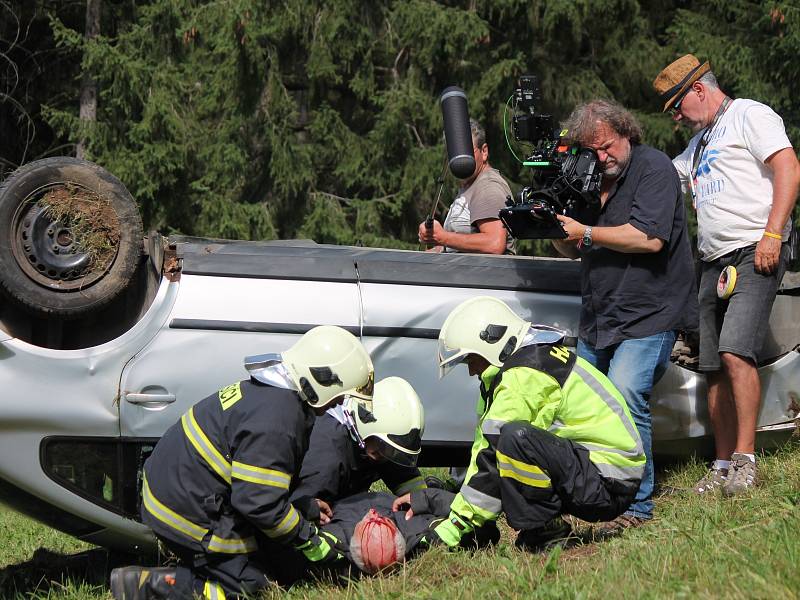 Natáčení nových dílů seriálu Policie Modrava.