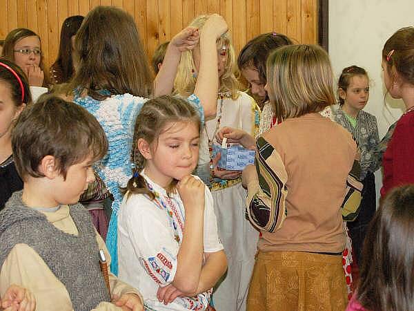 Zkouška na školní akademii na ZŠ v Čapkově ulici