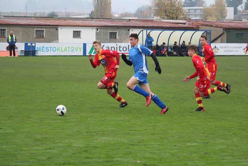 Klatovy - Strakonice 2:2 PK 3:4 (fotbal - divize U17)