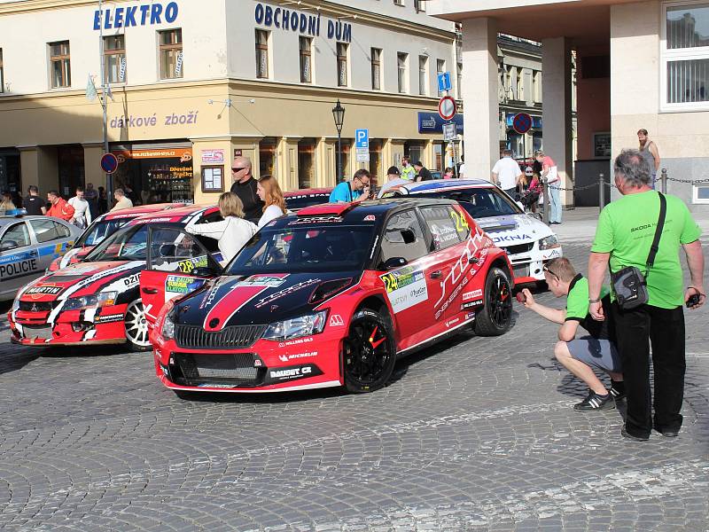 Start 53. Rallye Šumava Klatovy